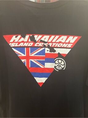 Hawaiian Island Creations Black Graphic Tee